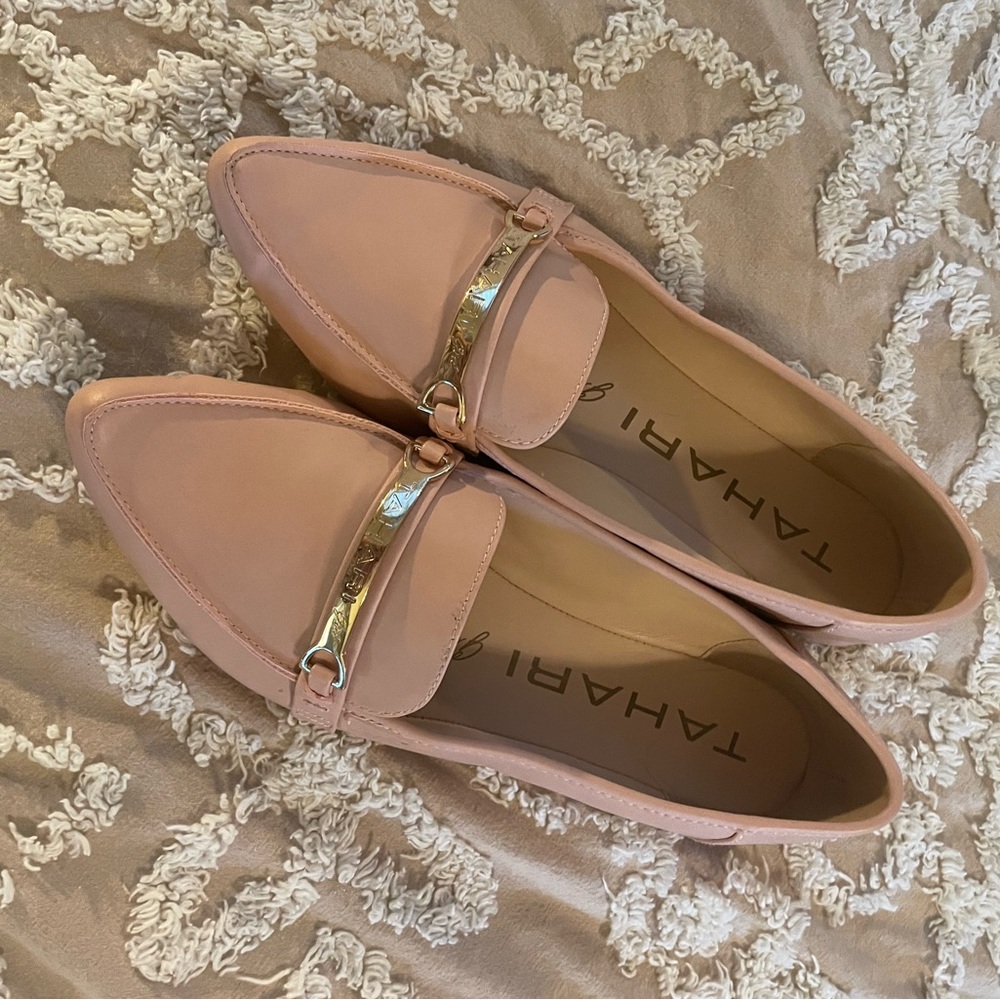 Dusty Pink Tahari Loafers — 8.5